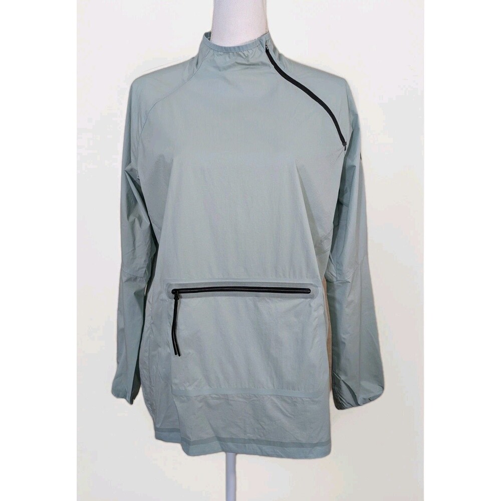 FLAW On Cloud Womens S Green Ultra Lightweight Running Jacket Zip Pockets Active